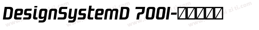 DesignSystemD 700I字体转换